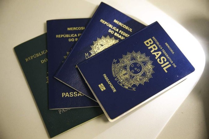 Passaporte no Brasil.