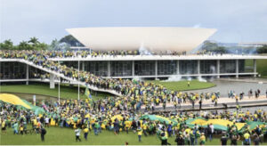 manifestantes em Brasilia